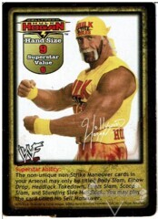 Hollywood Hulk Hogan Superstar Card (PROMO) (Damaged)